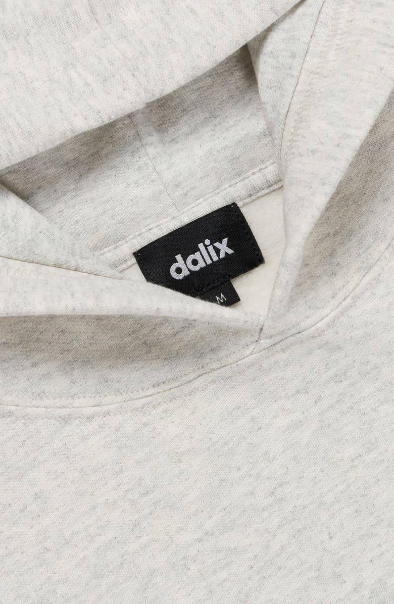 Dalix Mens Astronaut Varsity Midweight Hooded, Alternate, color, Oatmeal Indigo