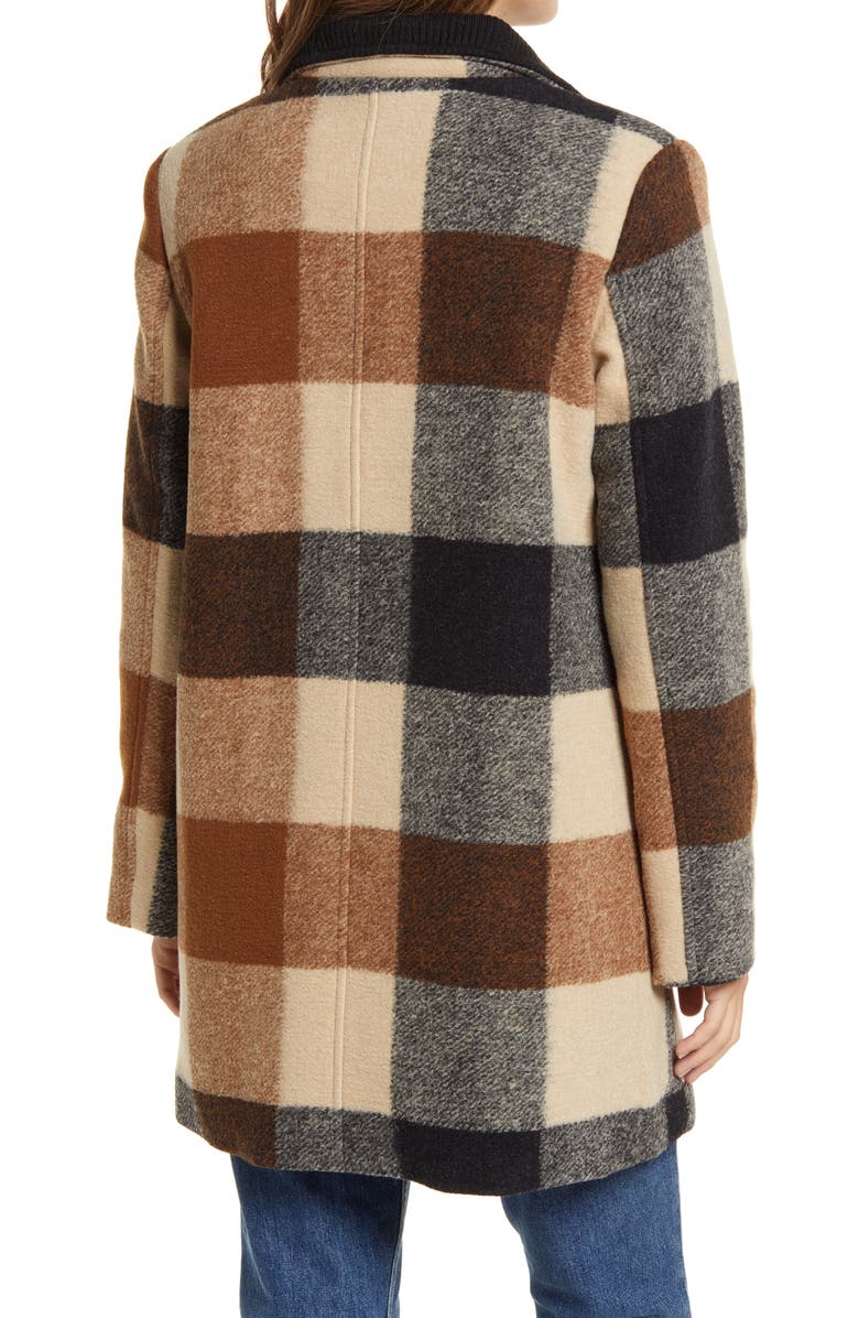 Pendleton Women's Camden Plaid Wool Blend Zip Coat, Alternate, color, 