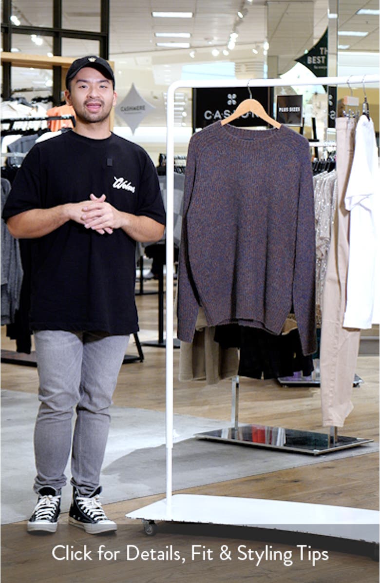 Mouline Mix Crewneck Sweater, sales video thumbnail