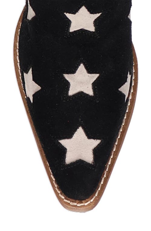 Dingo Super Star Knee High Western Boot In Black