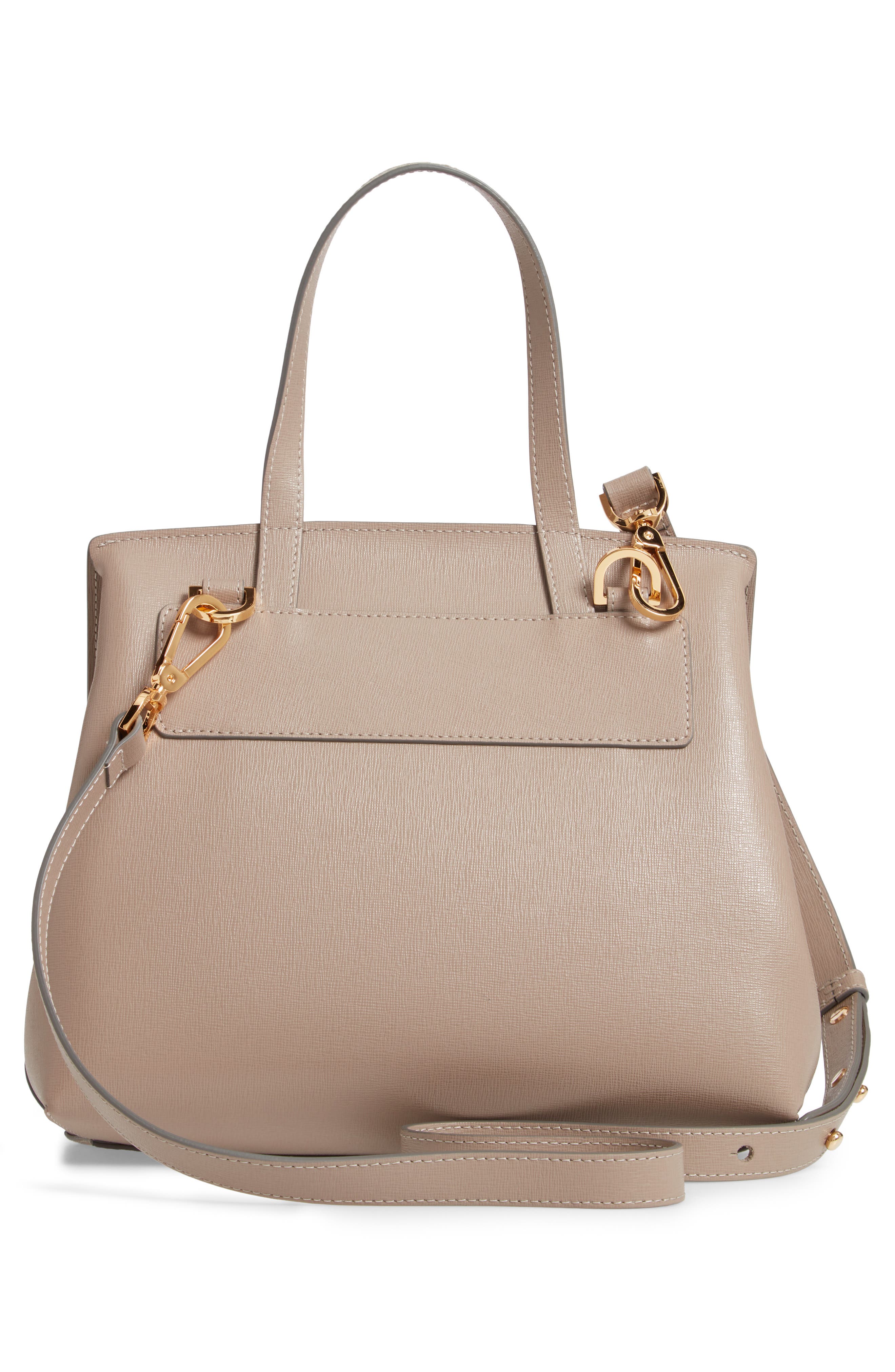 Mansur Gavriel Mini Lady Saffiano Leather Bag, Alternate, color, 
