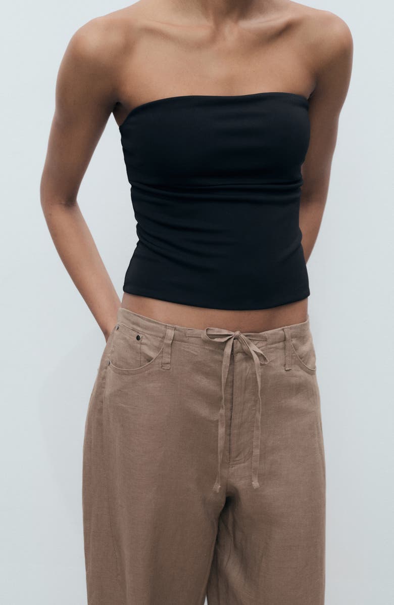 Wide Leg Linen Pants
