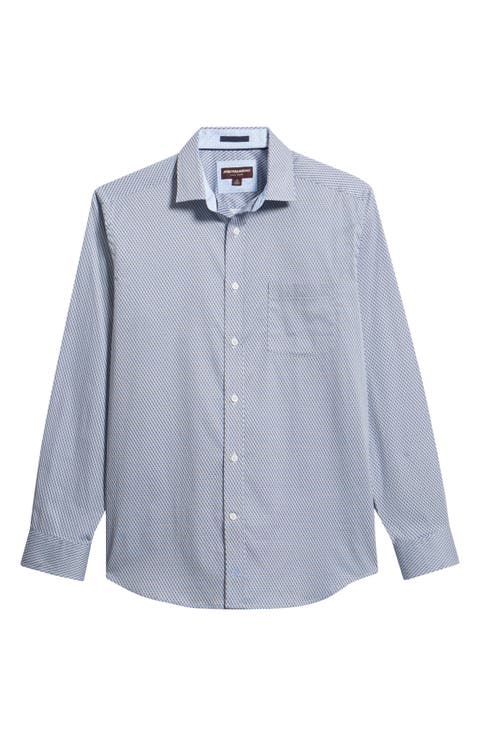 Logan Print Button-Up Shirt