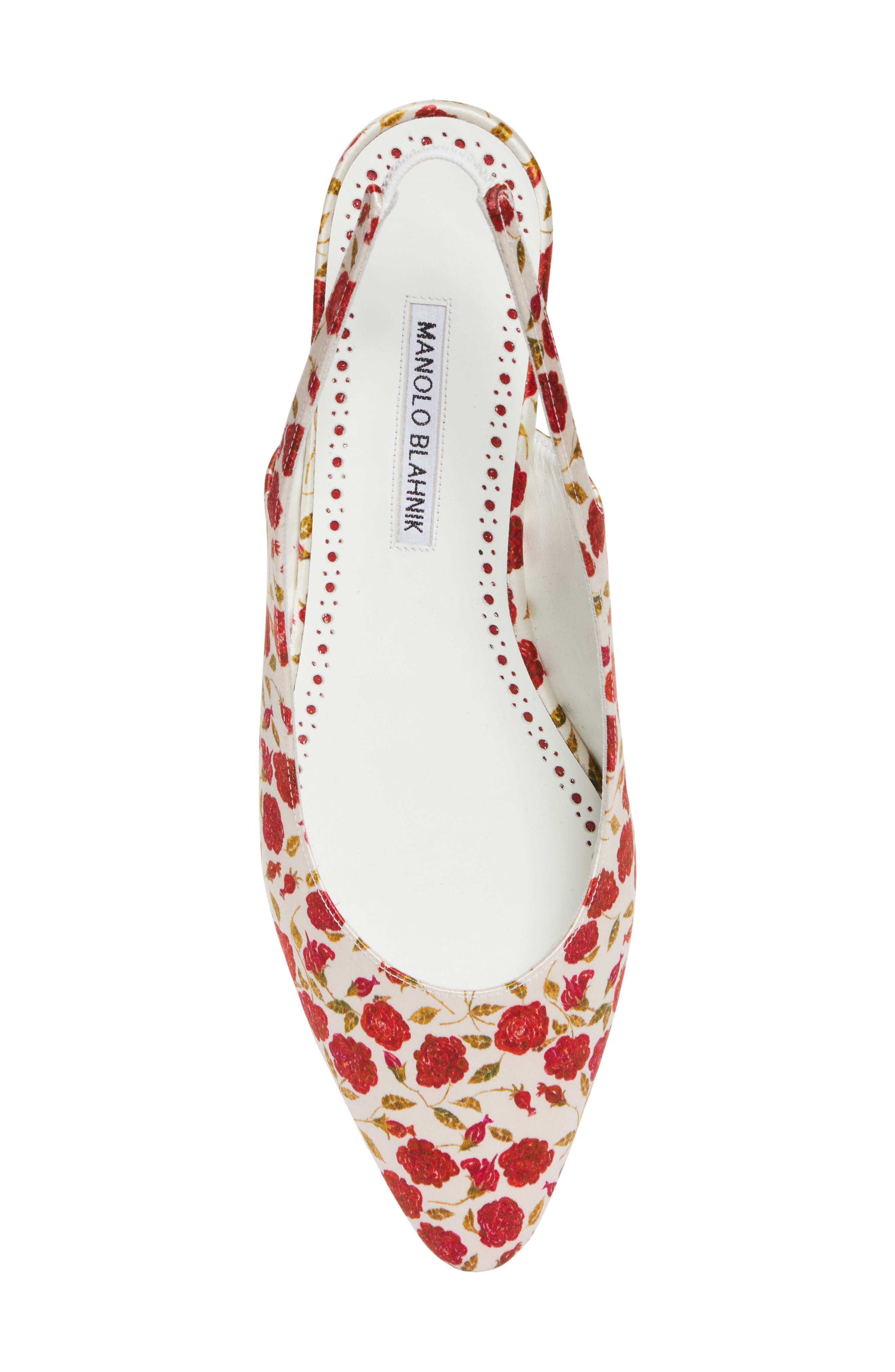 Manolo Blahnik Sawra Slingback Flat, Alternate, color, 