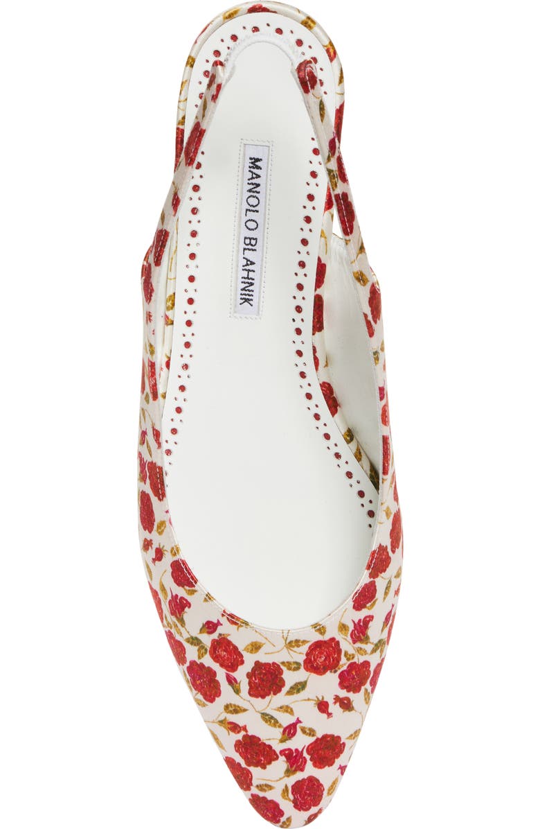 Manolo Blahnik Sawra Slingback Flat, Alternate, color,