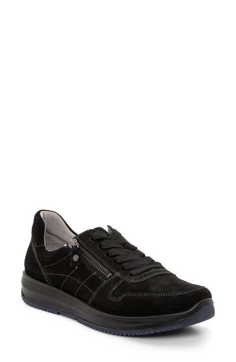 Onyx Leather Sneaker