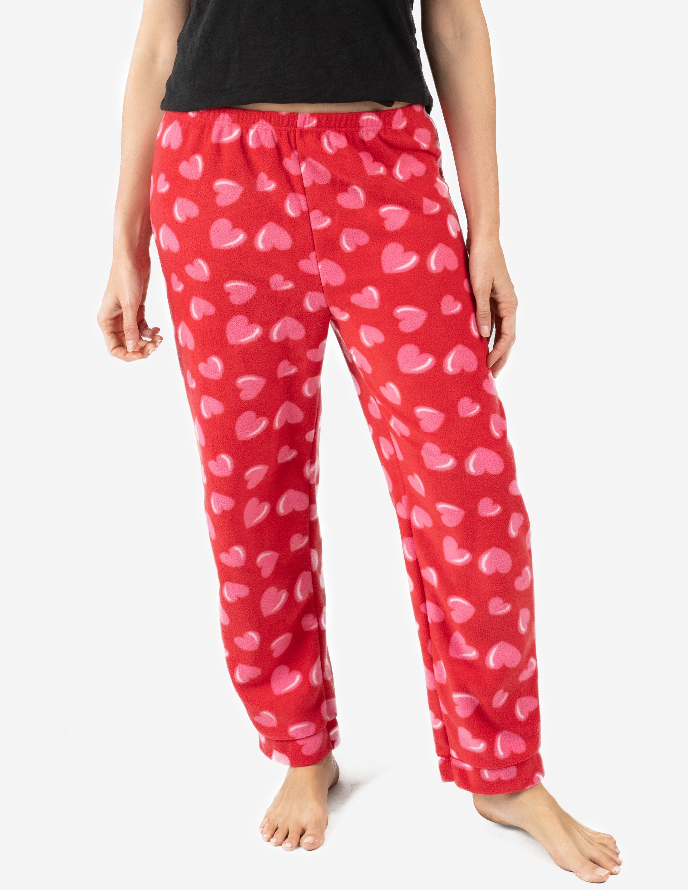 Red w/ Pink Hearts