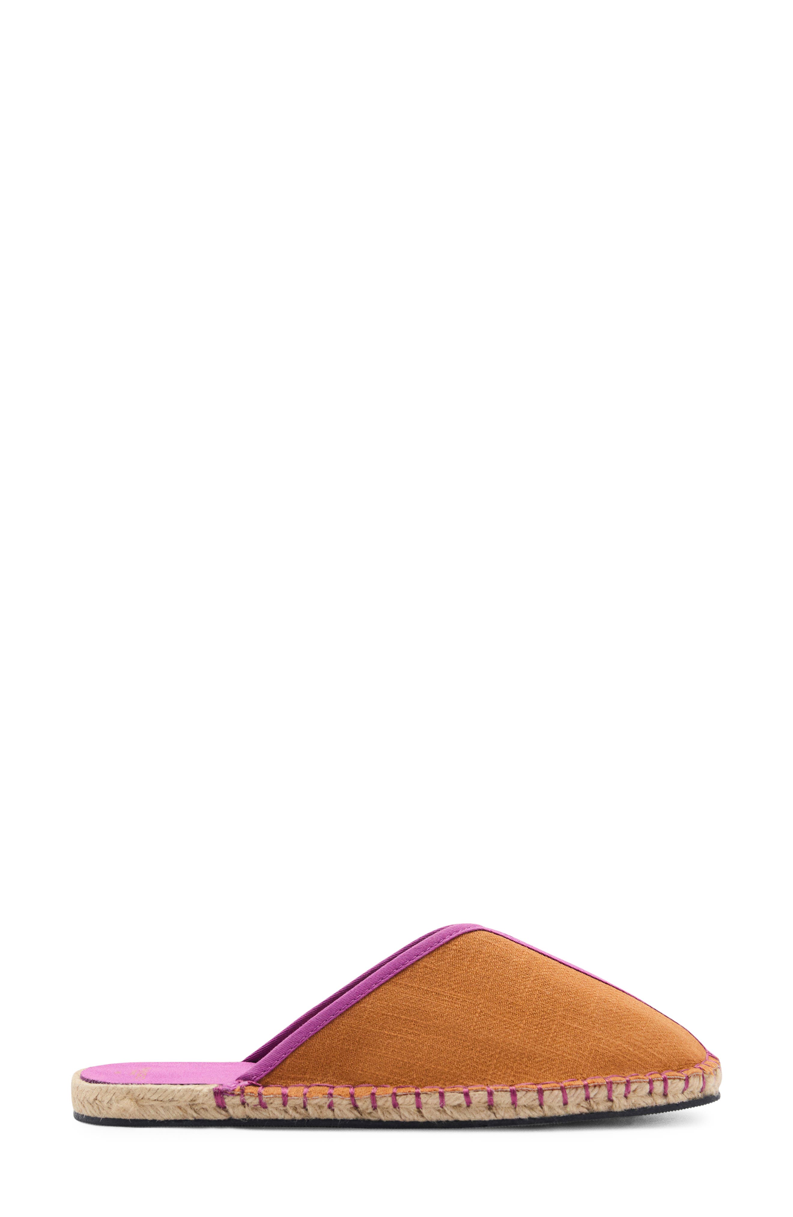 MANGO Jute Sole Mule, Alternate, color, Ochre