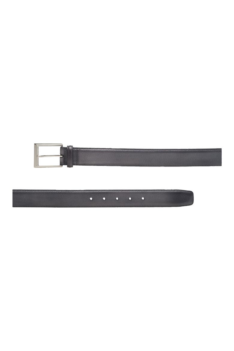 Rocas Leather Belt, Alternate, color, GREY