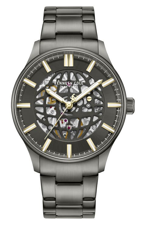 The Thompson Skeleton Automatic Bracelet Watch, 43.5mm