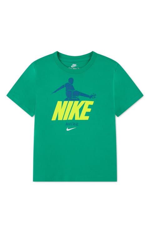 Kids' Kick Graphic Cotton Blend T-Shirt (Little Kid)