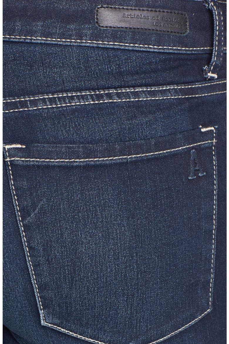 'Mya Abyss' Skinny Jeans, Alternate, color, DARK WASH
