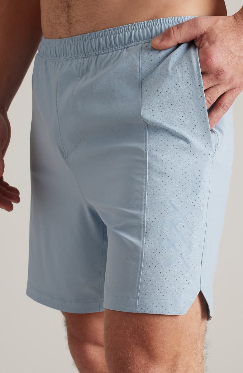 Rhone Backspin 7-Inch Lined Shorts, Alternate, color, Arctic Blue