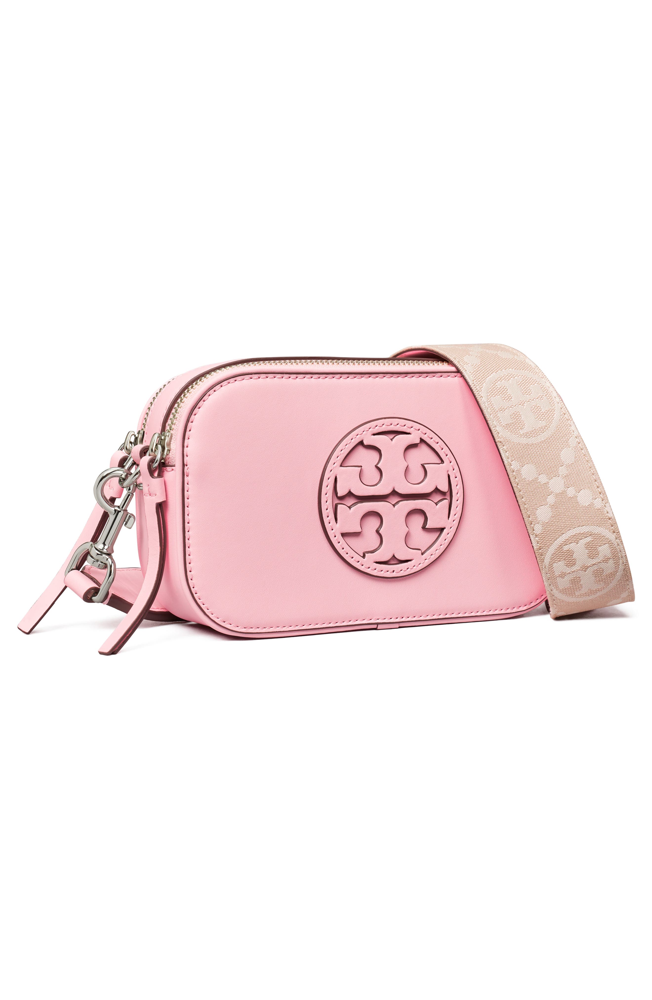 Tory Burch Mini Miller Leather Crossbody Bag, Alternate, color, 