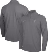 Nike Men's Nike Charcoal Air Force Falcons APLS Fighting Falcon Collection Dri-FIT Intensity Quarter-Zip Pullover