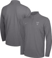Nike Men's Nike Charcoal Air Force Falcons APLS Fighting Falcon Collection Dri-FIT Intensity Quarter-Zip Pullover