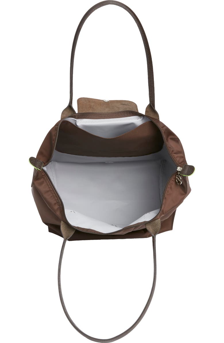 Longchamp Large Le Pliage Green Recycled Canvas Tote, Alternate, color,