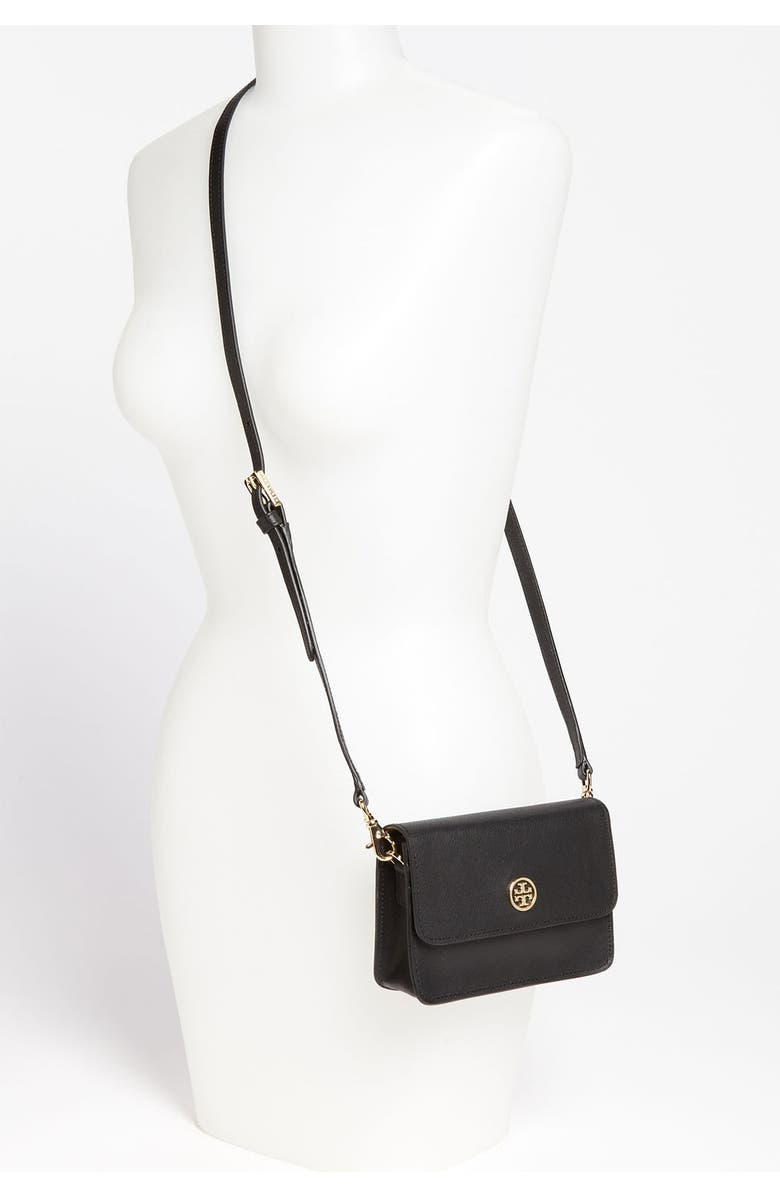 Tory Burch 'Robinson - Mini' Leather Crossbody Bag, Alternate, color,