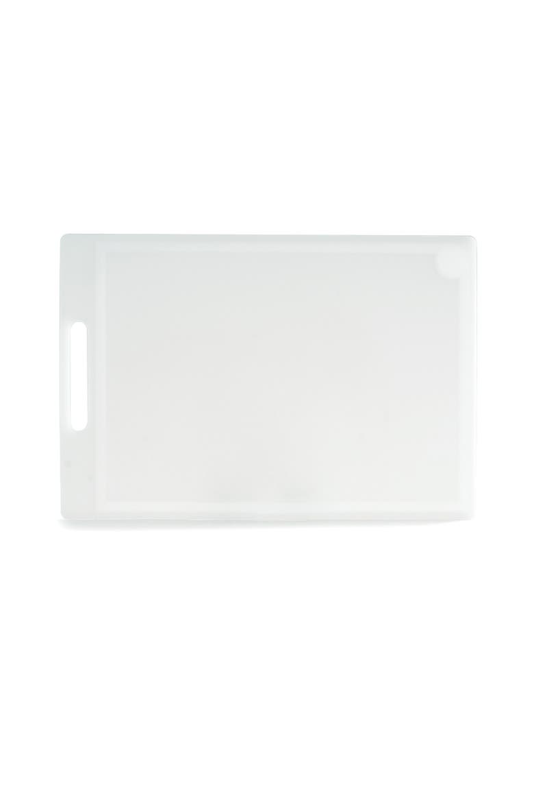 Professional 12-Inch x 18-Inch Cutting Board with Juice Groove, White, Main, color, White