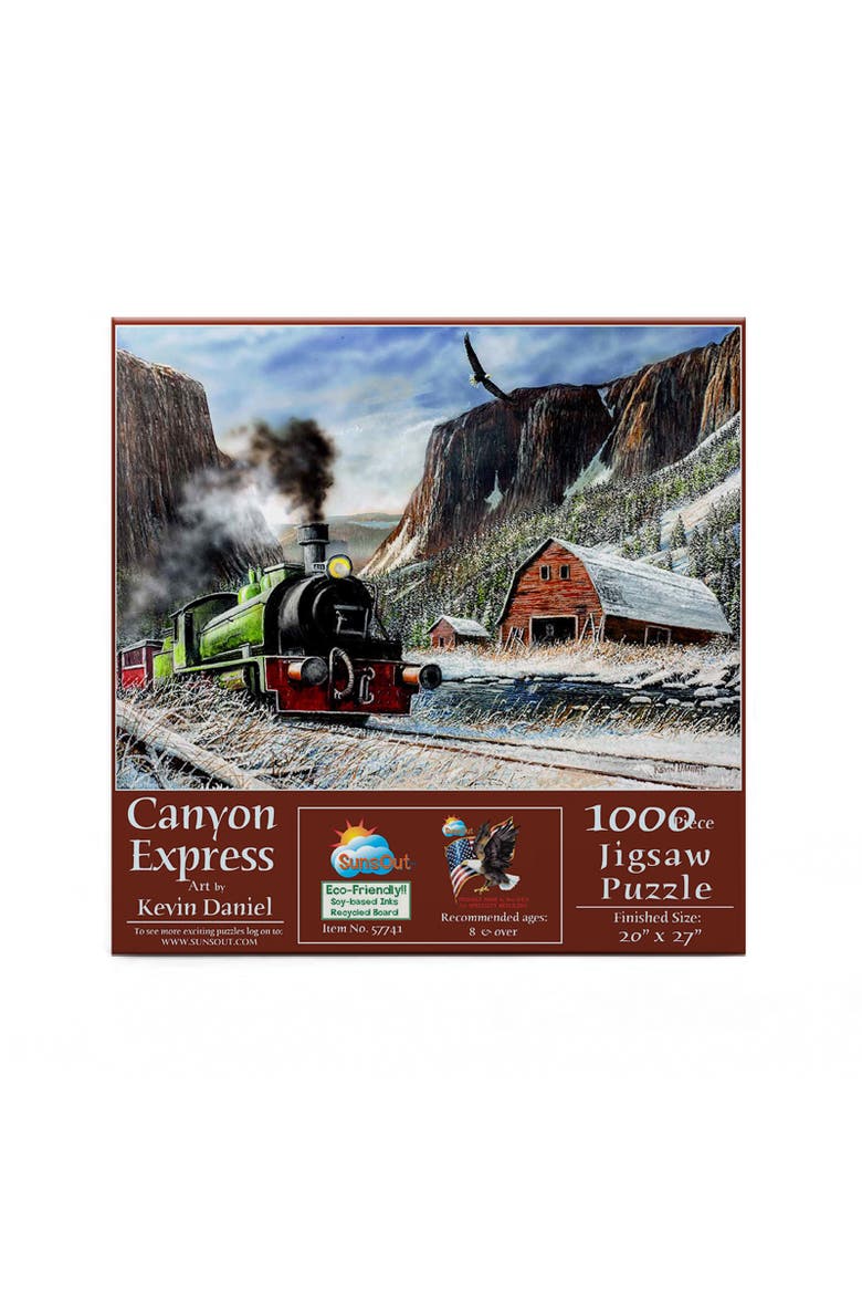 Canyon Express 1000 piece Jigsaw Puzzle for Adults, Alternate, color, Multicolor