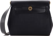 Pre-Owned Hermes Herbag Zip Toile and Leather 20