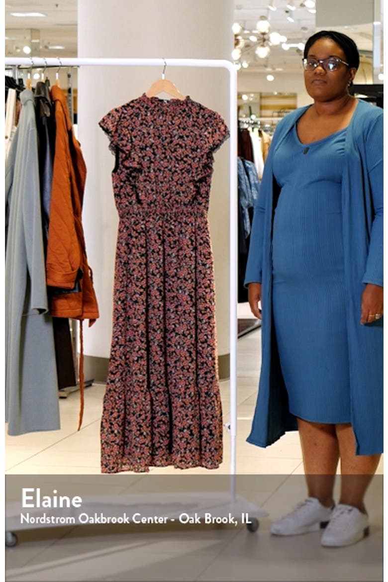 Rose Garden Smocked Waist Maxi Dress video