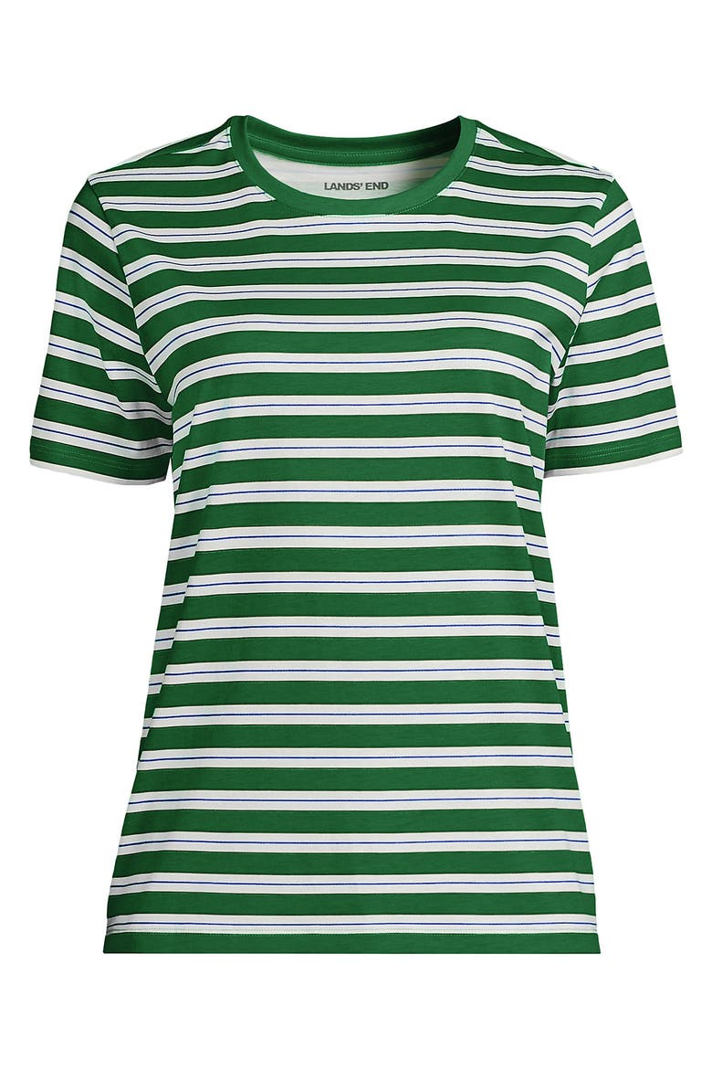 Relaxed Supima Cotton Crew Neck T-Shirt, Alternate, color, Wintergreen