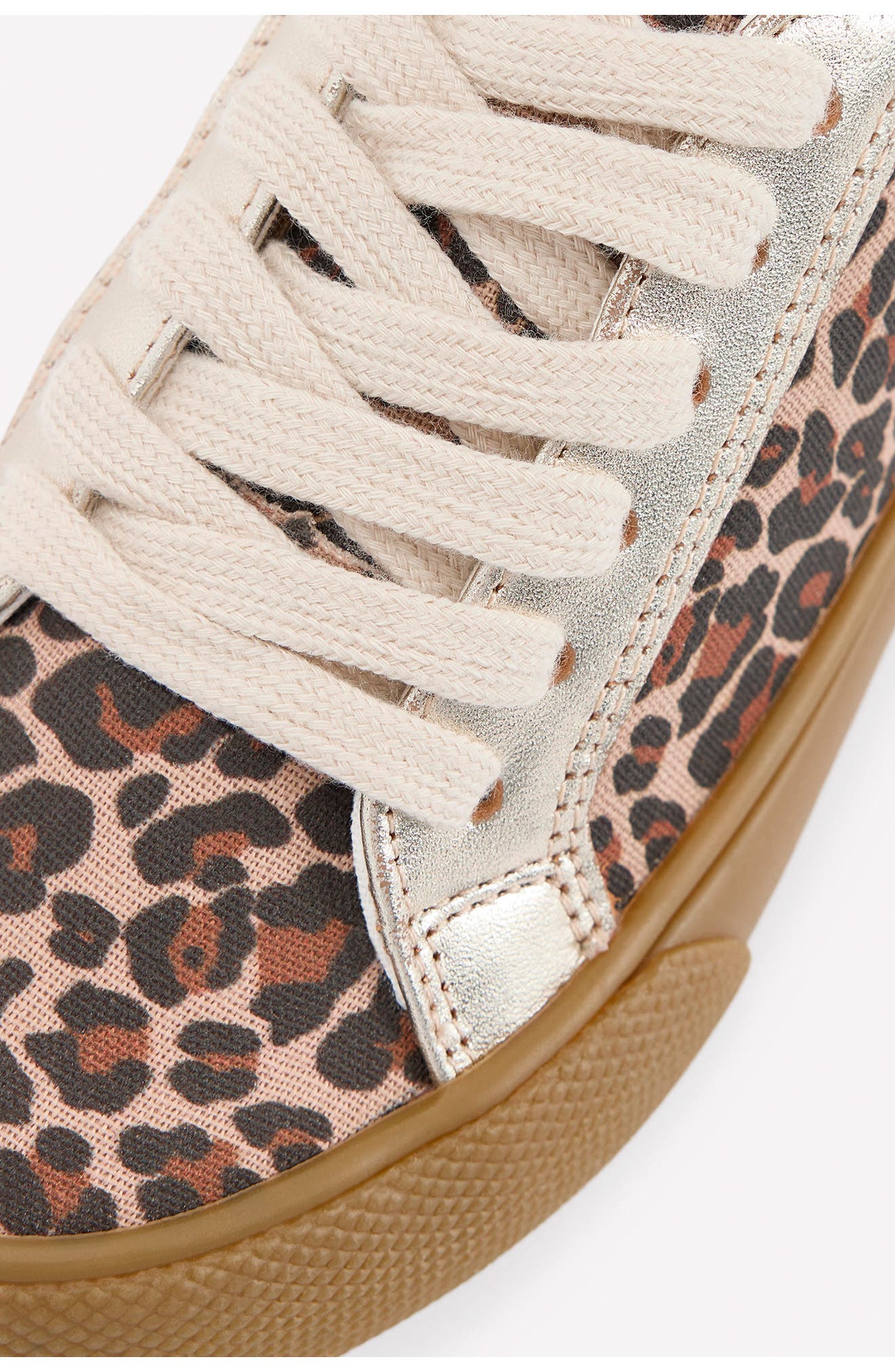 Kids' Low Top Sneaker, Alternate, color, LEOPARD