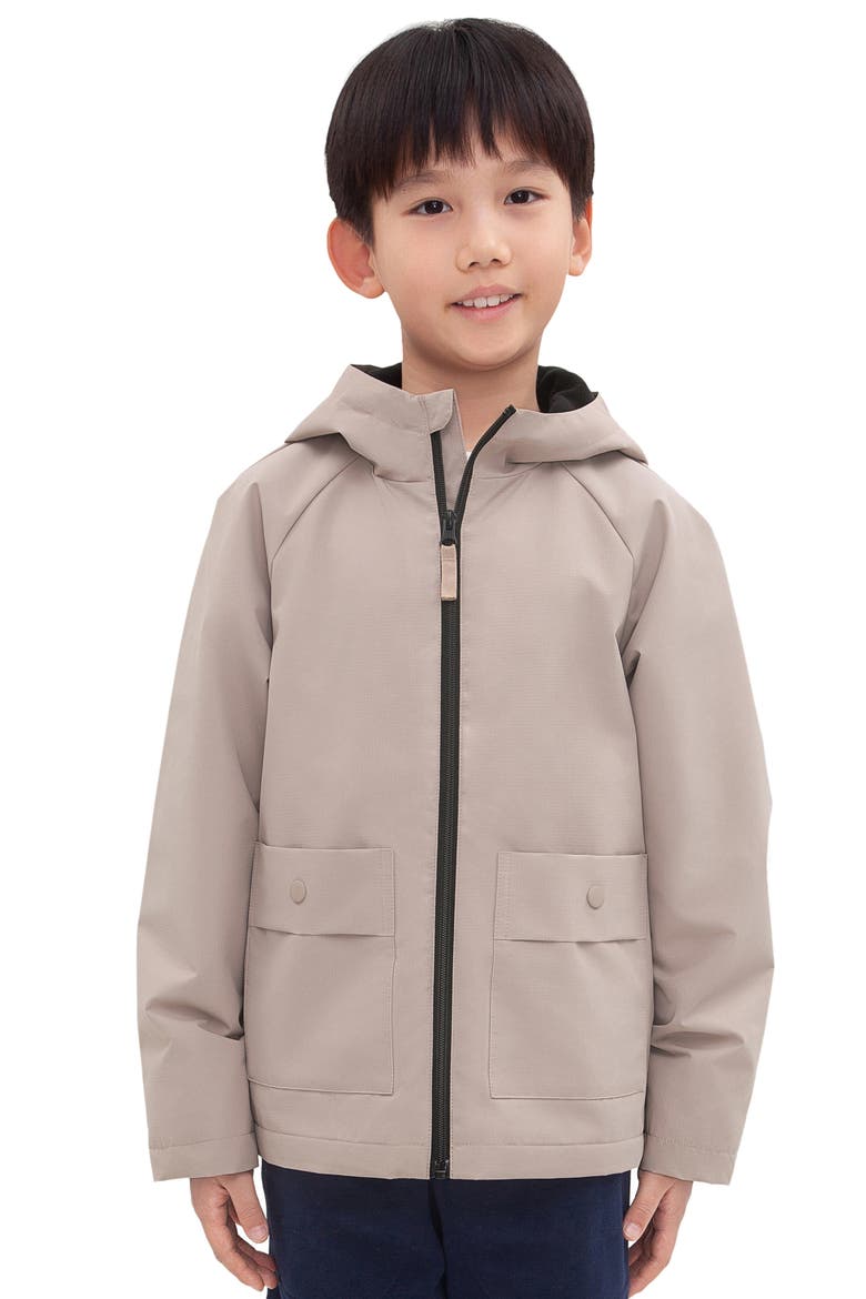 Kids' Ripstop Windbreaker Jacket, Main, color, Stone