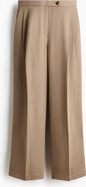 H&M Wide Tailored Trousers