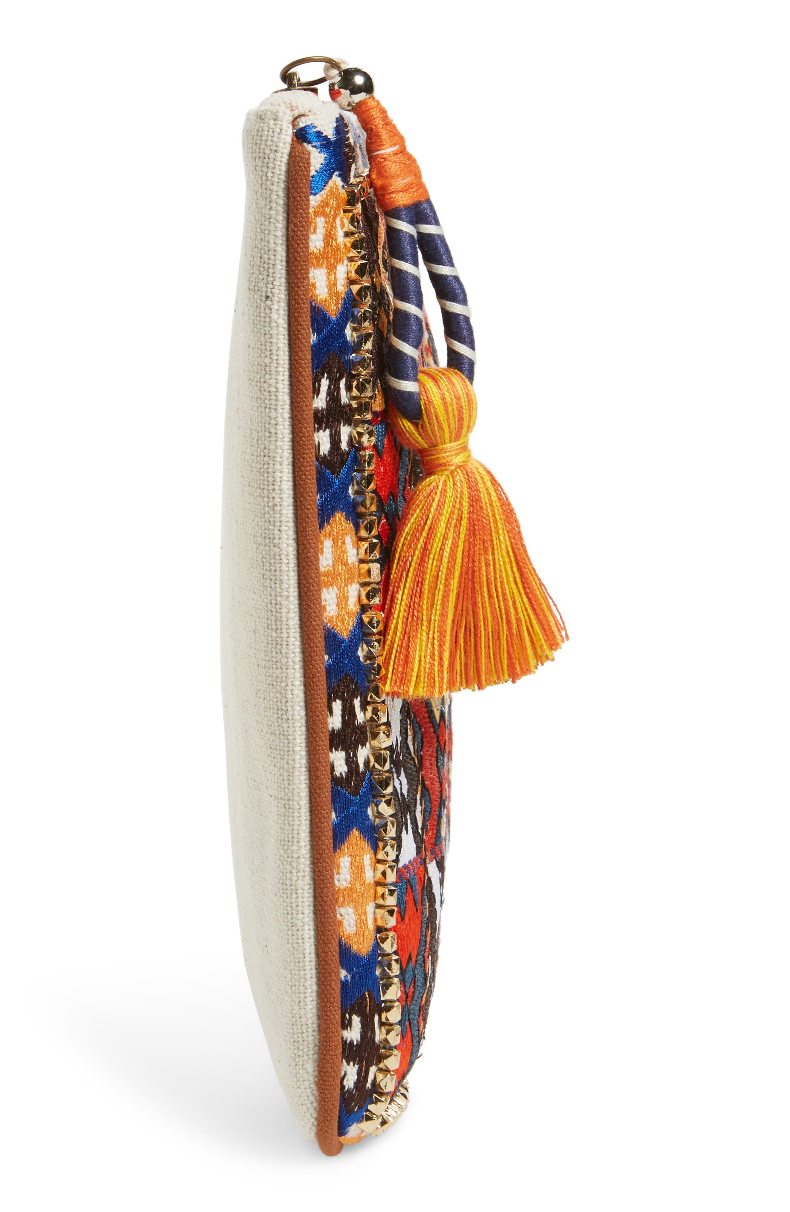 STEVEN by Steve Madden Lunar Beaded Pouch, Alternate, color, 