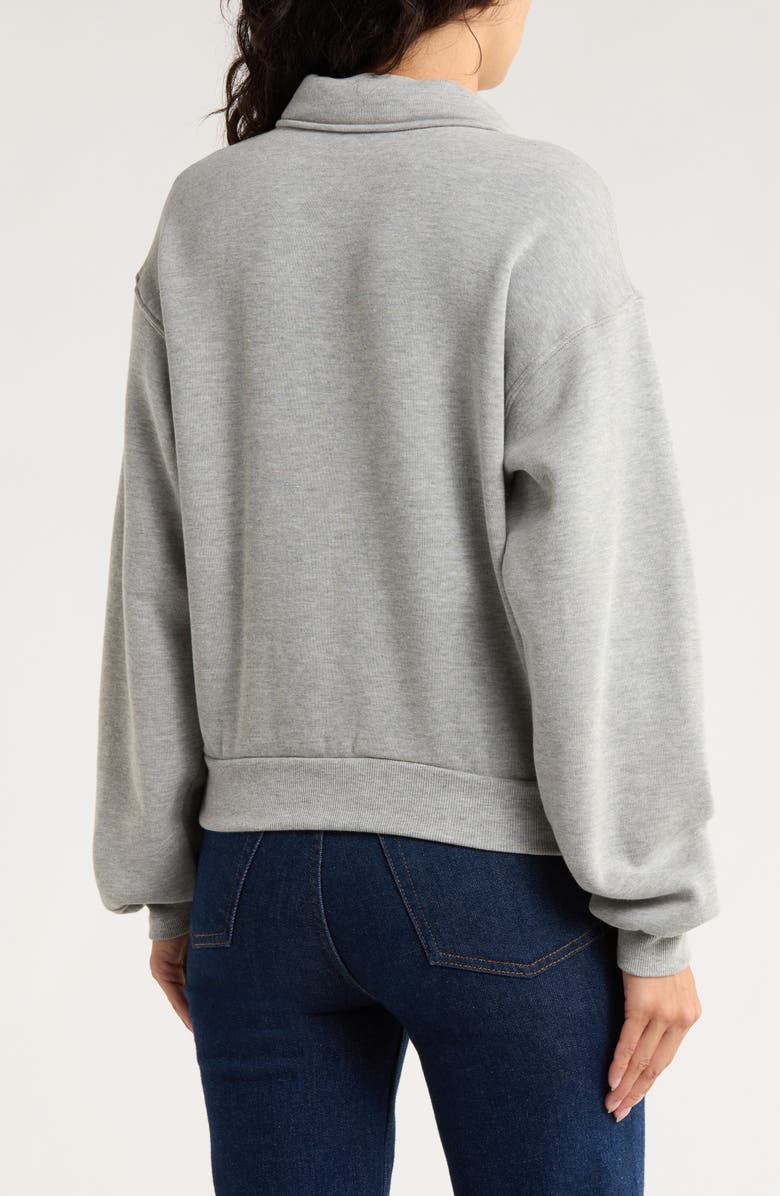 Project Social T Ski Club Half Zip Pullover, Alternate, color, Heather Grey