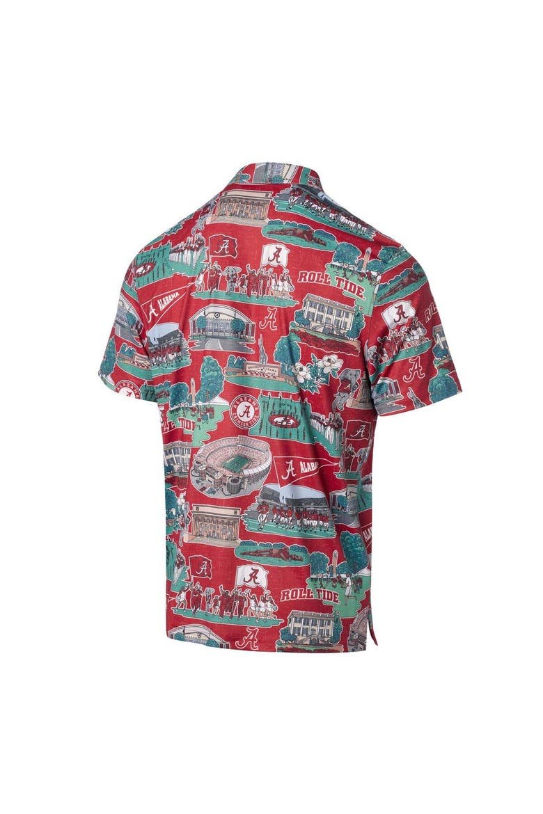 Men's Reyn Spooner Crimson Alabama Crimson Tide Scenic Polo, Alternate, color, Crimson