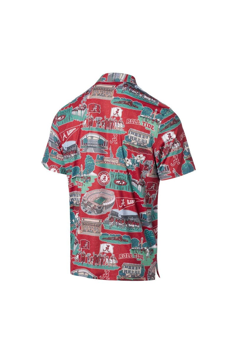 Reyn Spooner Men's Reyn Spooner Crimson Alabama Crimson Tide Scenic Polo, Alternate, color, Crimson
