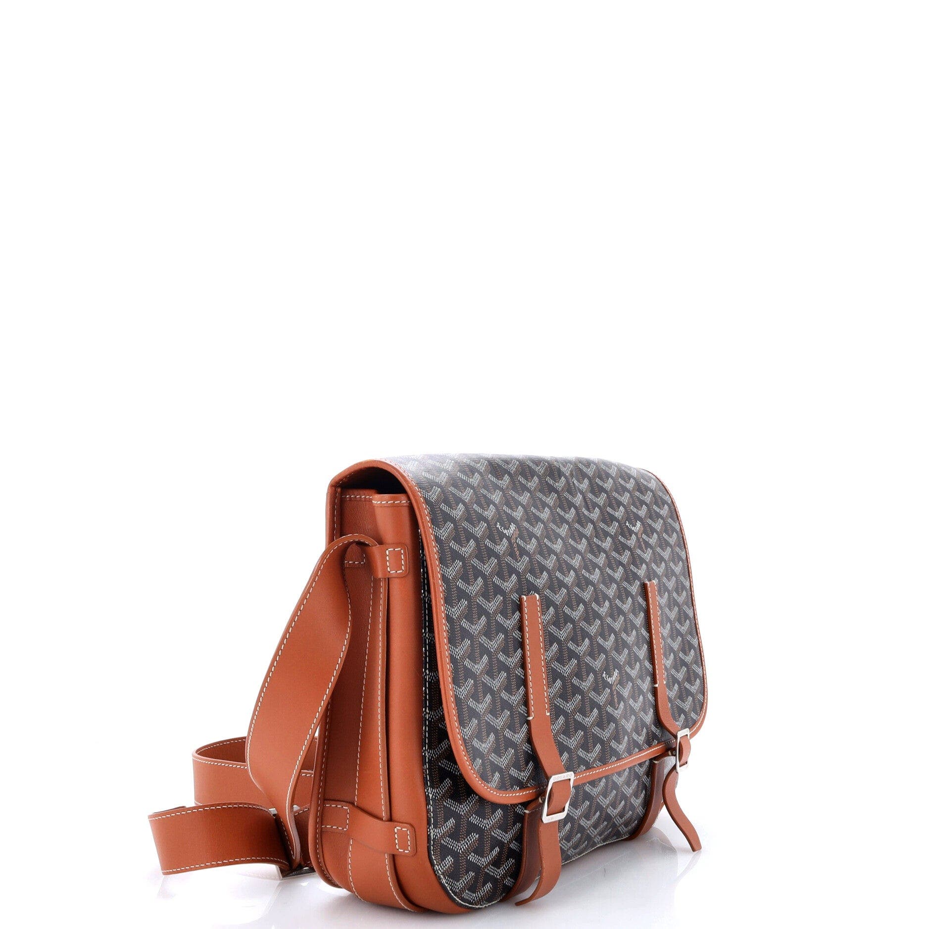 Belvedere Messenger Bag Coated Canvas GM, Alternate, color, Brown