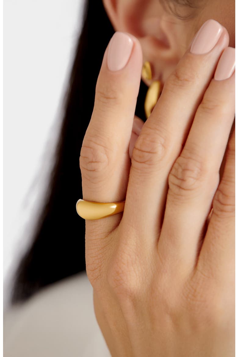 Aura Dome Ring, Alternate, color, Gold