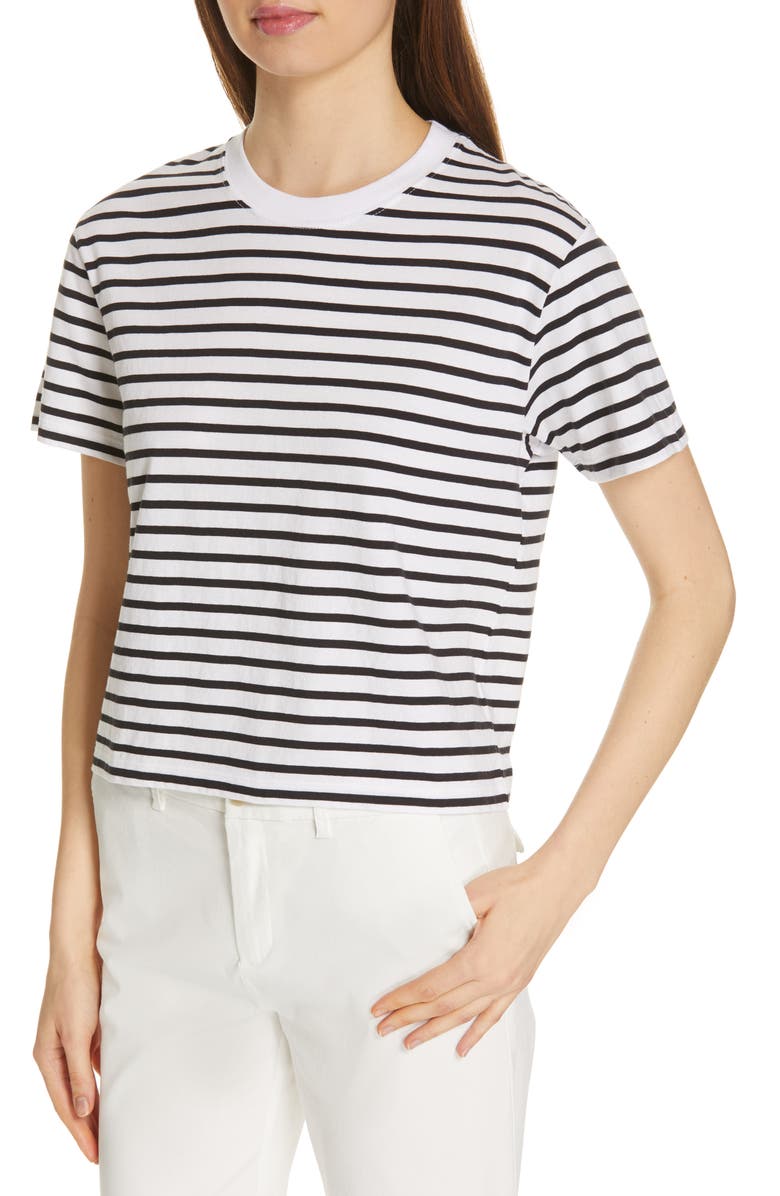 ATM Anthony Thomas Melillo Stripe Boy Tee, Alternate, color, 