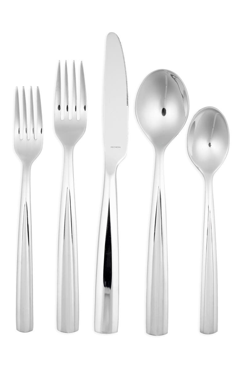 Ginkgo Nico 20-Piece Flatware Set, Main, color,