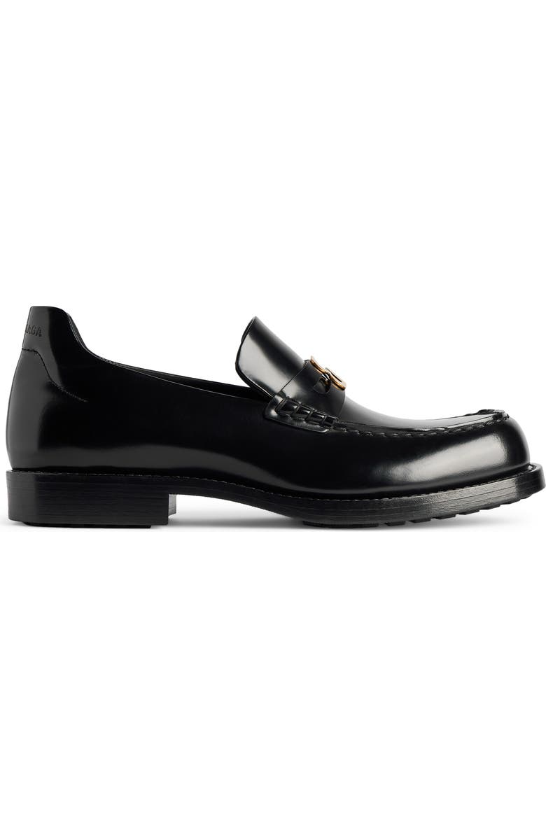 Balenciaga B Logo Comfy Loafer, Main, color, Black