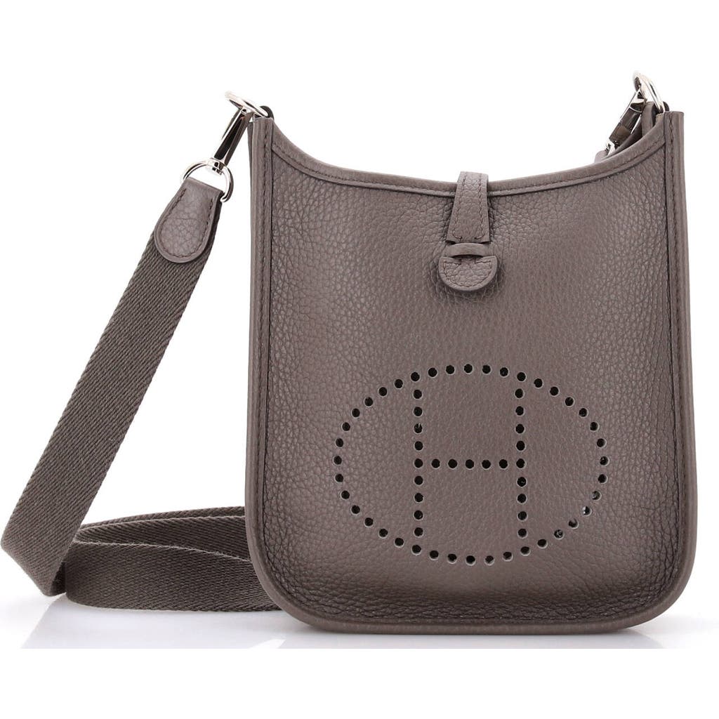 Pre-owned Hermes Hermes Evelyne Bag Gen Iii Clemence Tpm In Gray