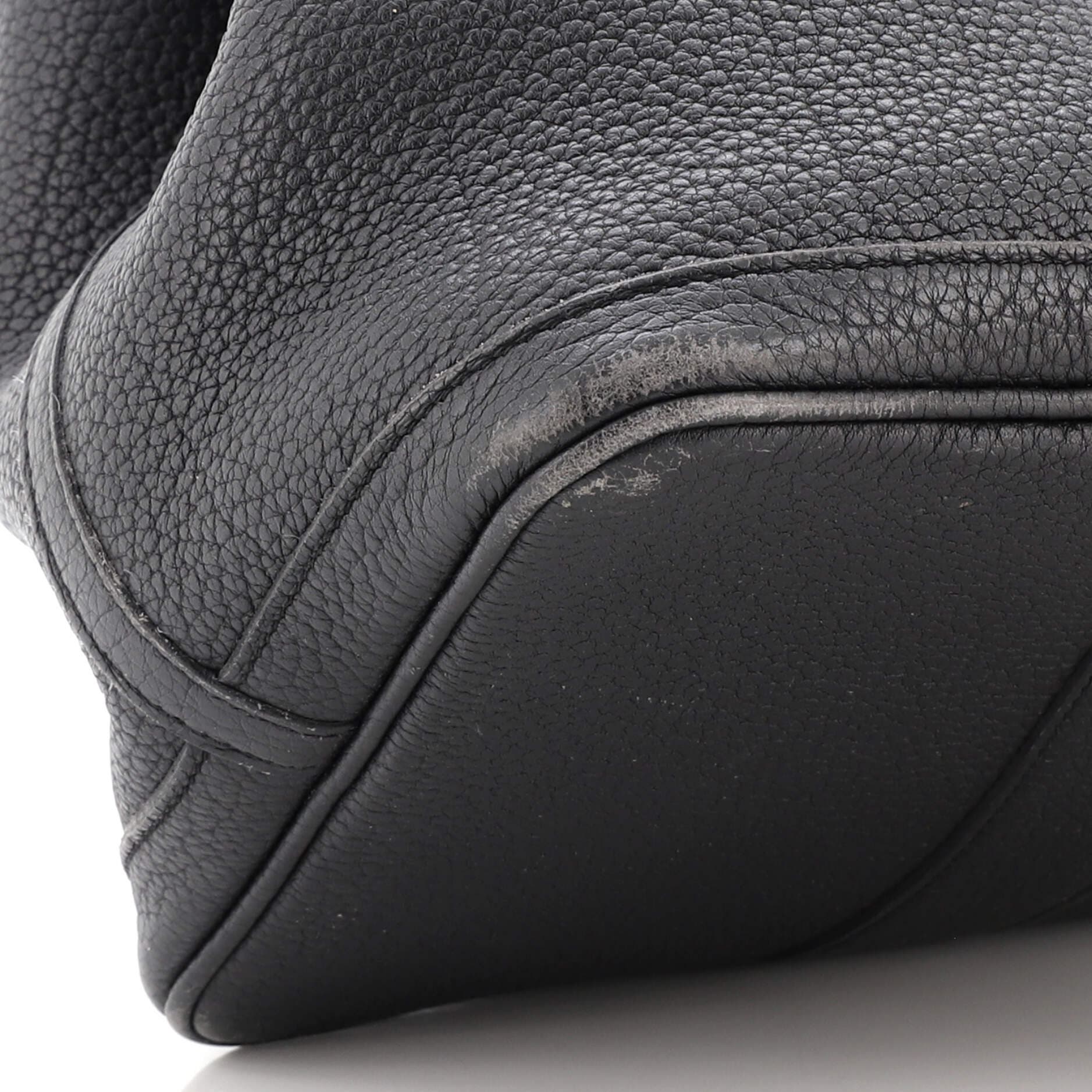 Garden Party Tote Leather 36, Alternate, color, Black