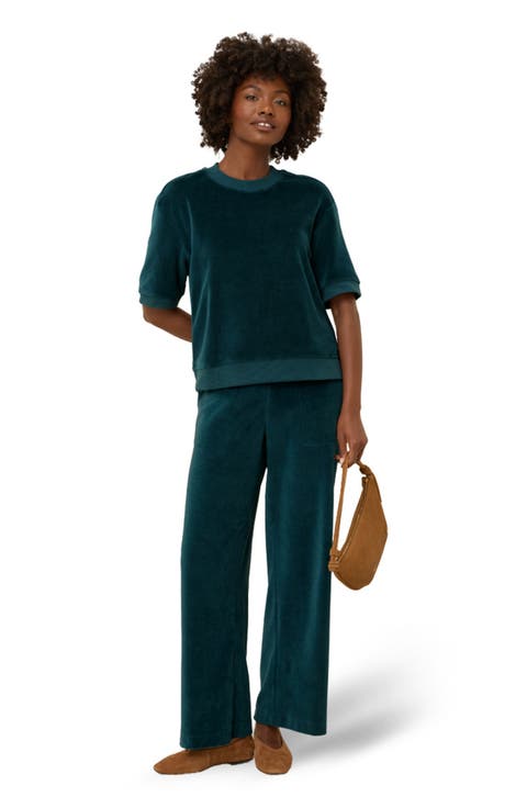 Organic Cotton Pure Velour Sweatshirt Tee