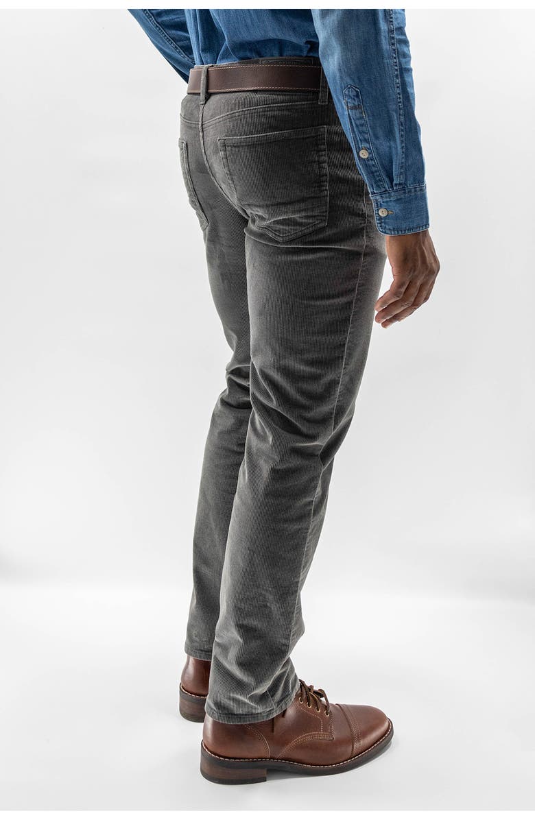 Devil-Dog Dungarees Stretch Corduroy Five Pocket Pants, Alternate, color, Carbon