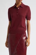 Toccin Rue Wool Short Sleeve Polo