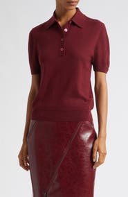 Toccin Rue Wool Short Sleeve Polo