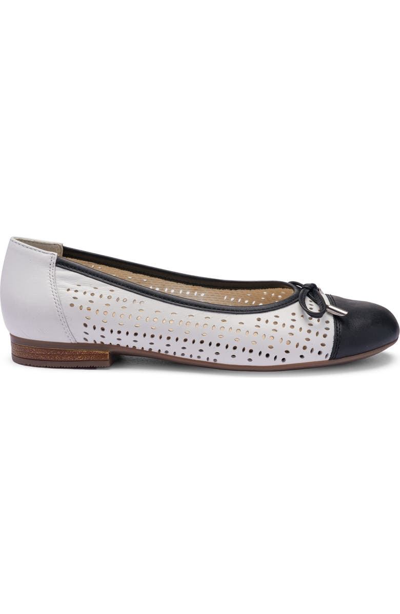 ara Sangria Cap Toe Flat, Alternate, color,