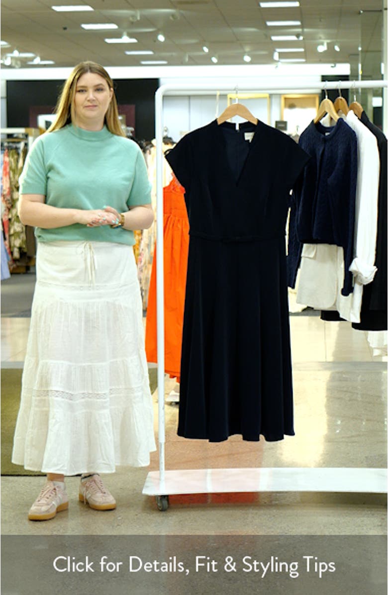 Marian Fit & Flare Midi Cocktail Dress, sales video thumbnail