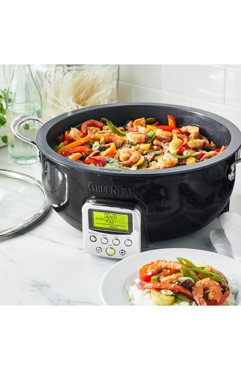 GreenPan Elite 6-Quart Essential Smart Skillet, Alternate, color, 