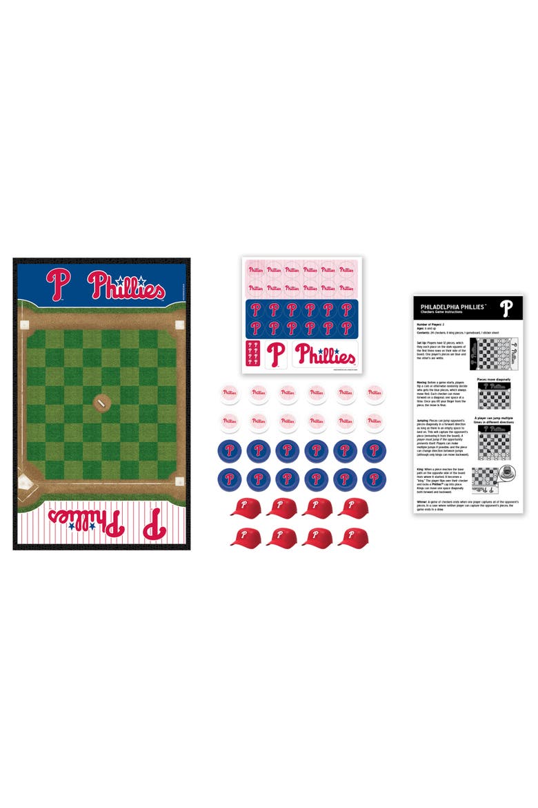 Philadelphia Phillies Checkers Game, Alternate, color, Multicolor