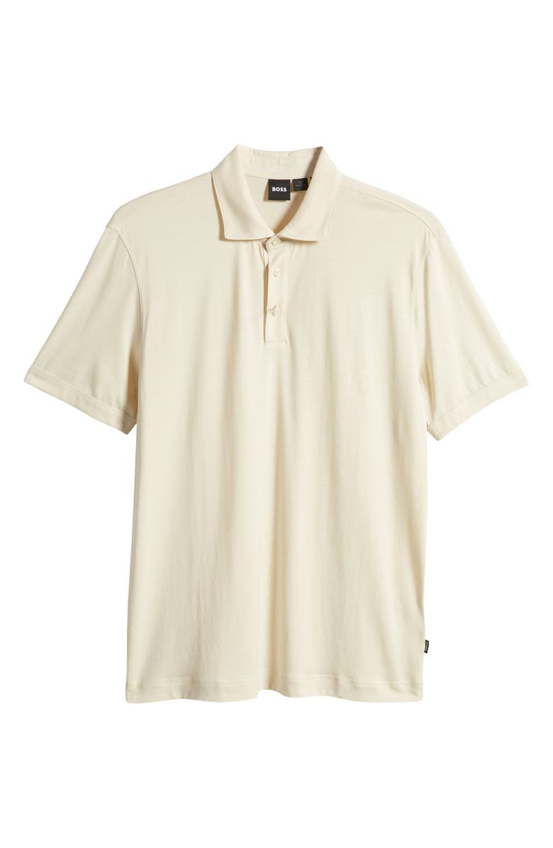 BOSS Press Solid Lyocell Blend Polo, Alternate, color,